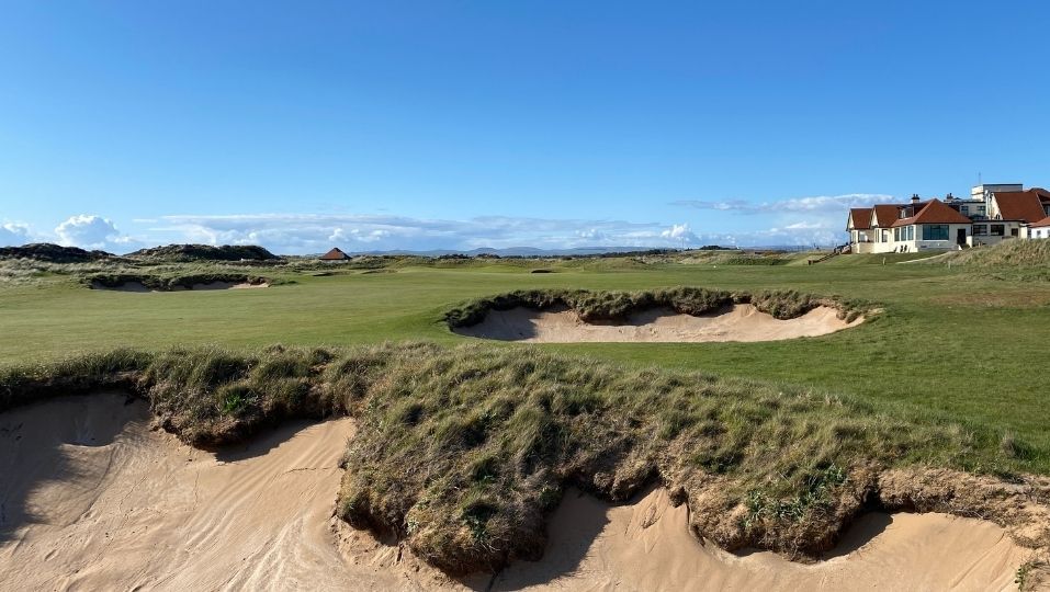 Naturalised Bunkers Western Gailes Golf Club