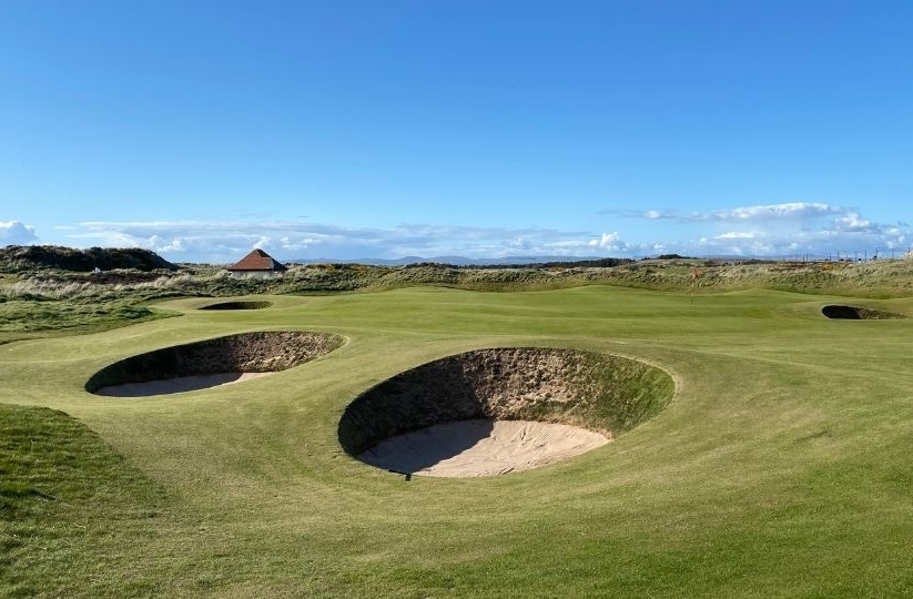 Revetted Pot Bunkers Western Gailes