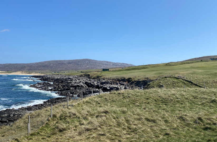 View from the 2nd Tee at Isle of Harris Golf Club