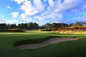 A photo of the exclusive golf course known as Archerfield Links.