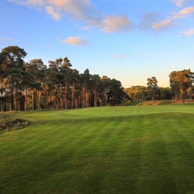 The 14th hole at Camberley Heath Golf Club.