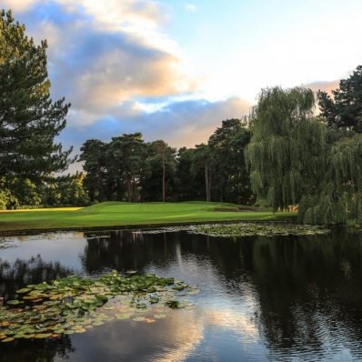 The 16th hole at Camberley Heath Golf Club.