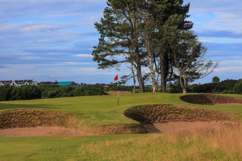 The 13th at Carnoustie Golf Links.