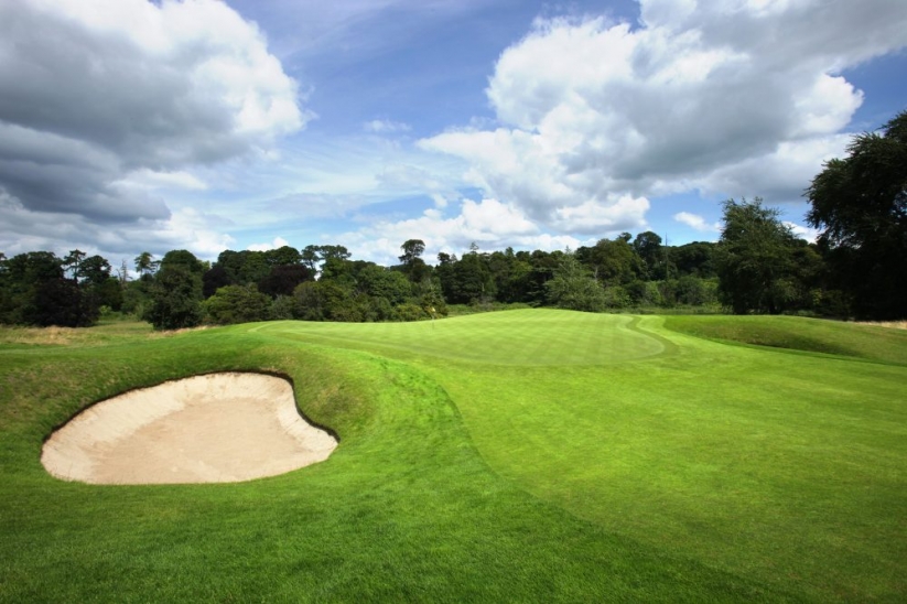 A bunker and green at Carton House.