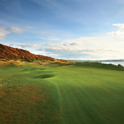 The 11th hole at Castle Stuart Golf Links.