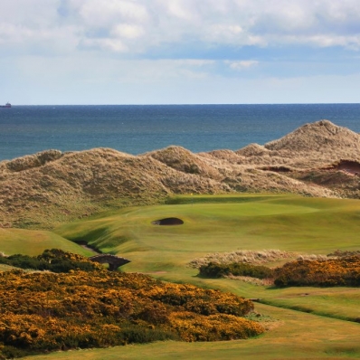 The world famous 6th hole at Cruden Bay Golf Club.