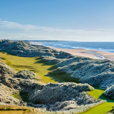 The stadium type holes of Trump Aberdeen.