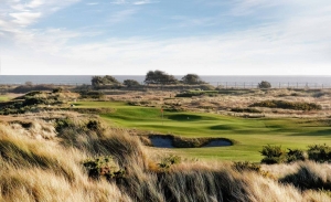 The stunning 10th hole at Hayling Golf Club.