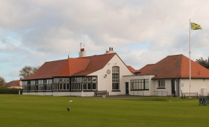 The clubhouse at Luffness New Golf Club.