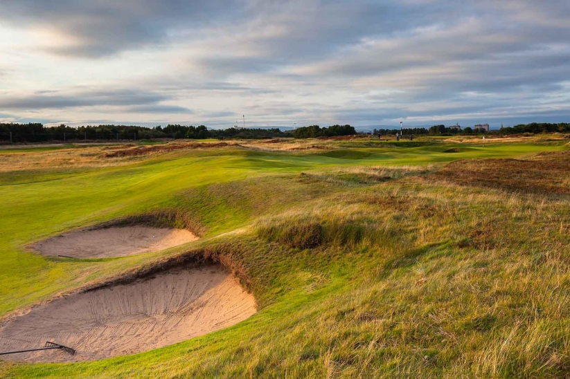 The dunes and links land at Glasgow Golf Club.