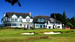 The clubhouse at Bruntsfield Links.