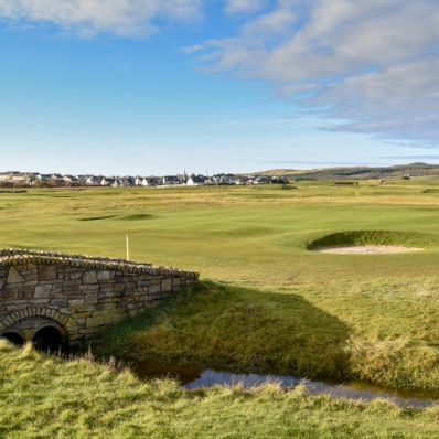 A photo of Dunfanaghy Golf Club's own Swilcan Bridge.