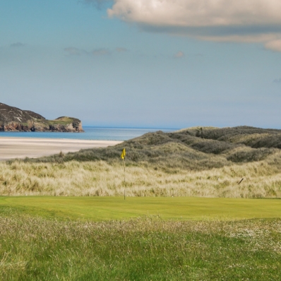 The wild dunes at Dunfanaghy Golf Club.