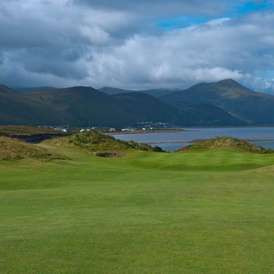 A photo of the seaside links at Dooks Golf Club.