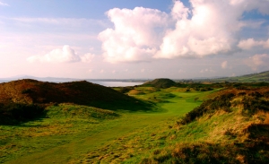The 17th hole at The European Club in Ireland.