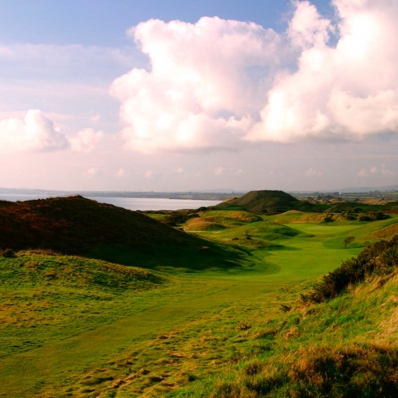 The 17th hole at The European Club in Ireland.