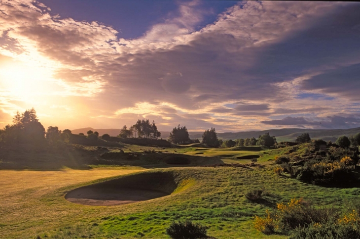 The inland golf course at Gleneagles Kings golf course.