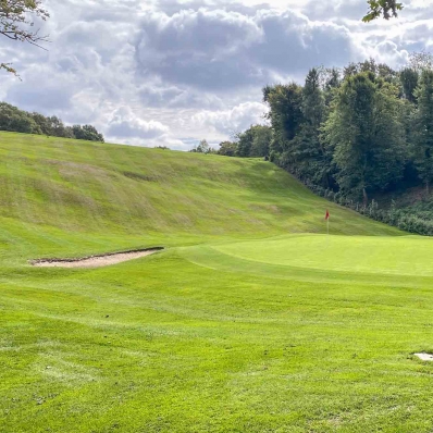 The iconic 11th at Denham Golf Club.