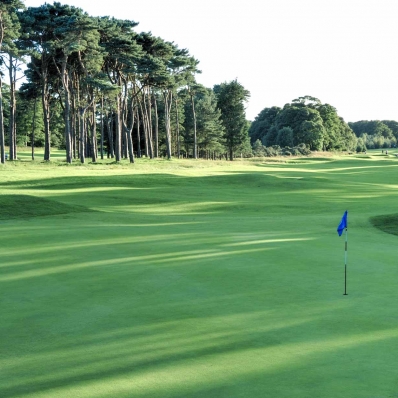The 10th hole at Longniddry Golf Club.