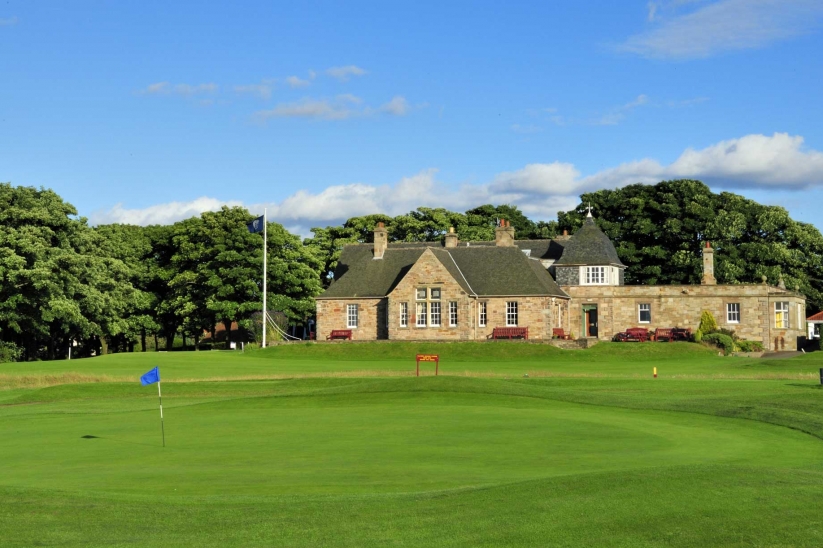A photo of the Longniddry Golf Club clubhouse.