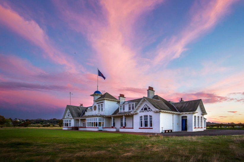 The clubhouse at Panmure Golf Club.
