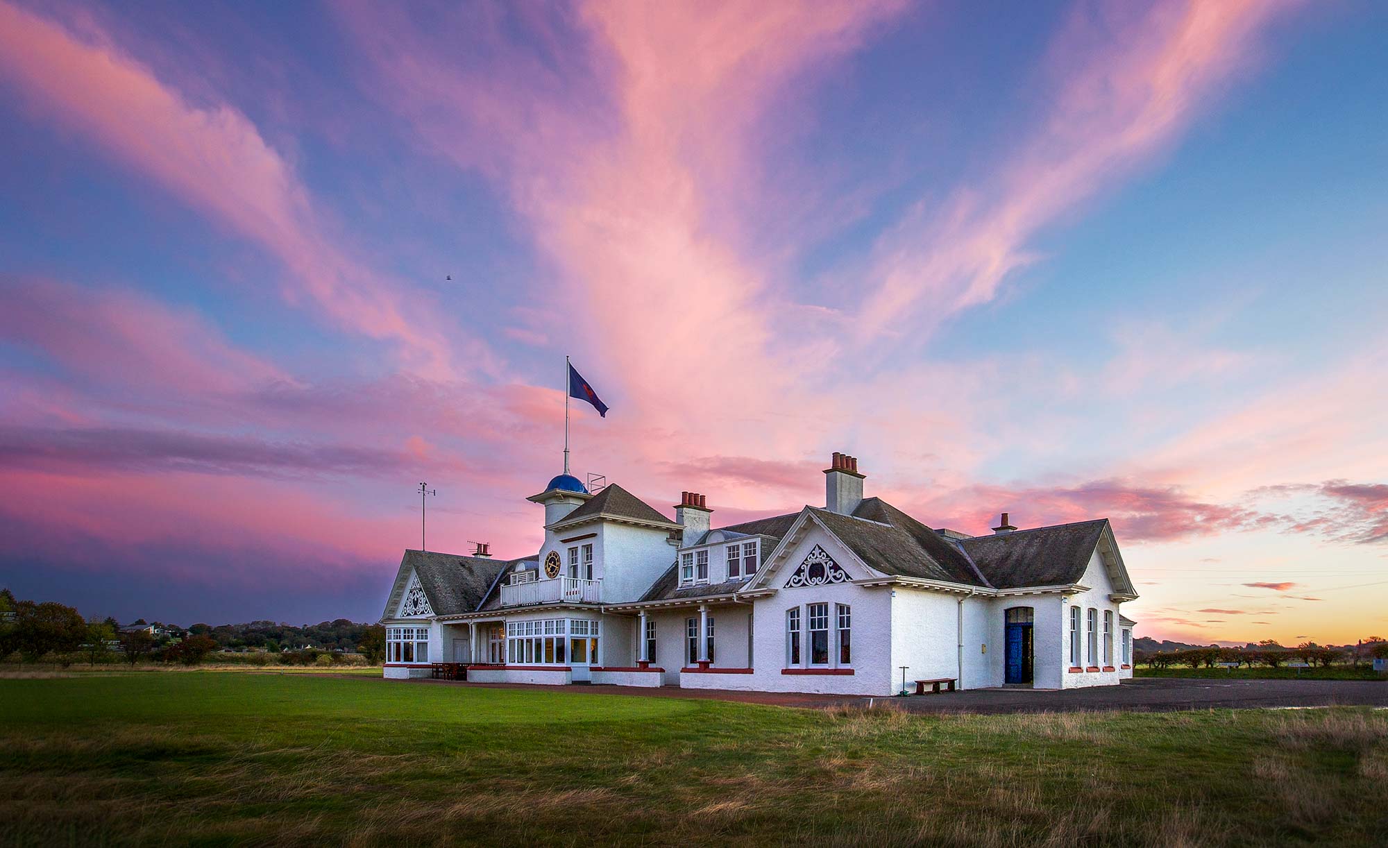 The clubhouse at Panmure Golf Club.