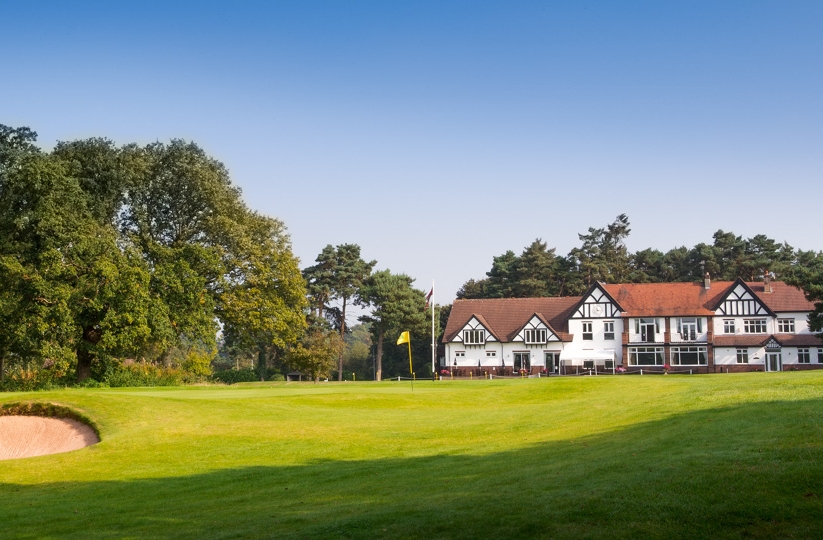 The clubhouse at Sandiway Golf Club.