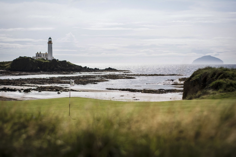 Turnberry Castle in Ayrshire, Scotland.
