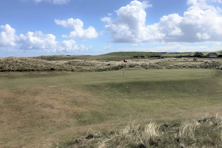 A photo of the links at Fraserburgh Golf Club.