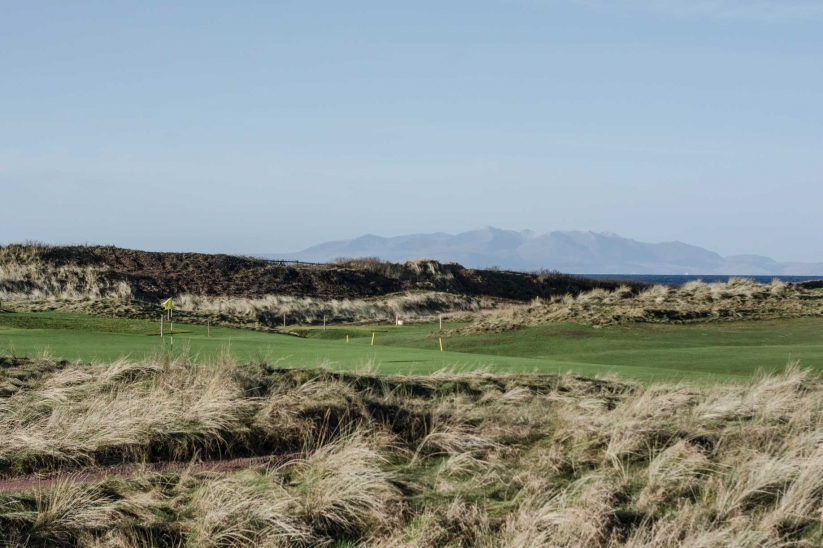 The rugged and pure links at Western Gailes Golf Club.