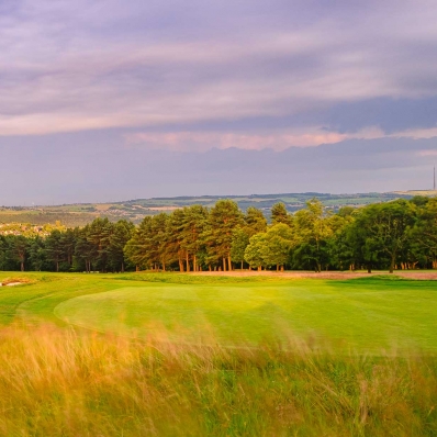 The beautiful vistas shown Huddersfield Golf Club.