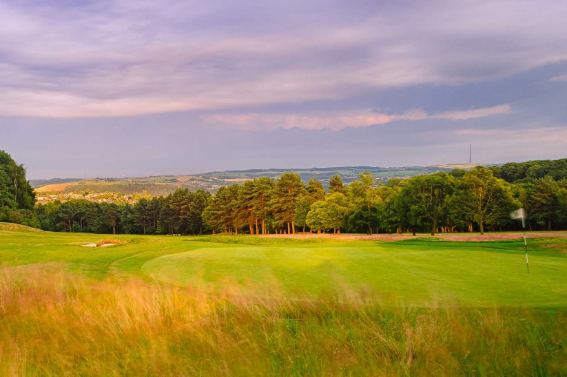 The beautiful vistas shown Huddersfield Golf Club.