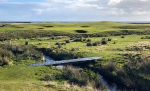 The rugged golf course at Brora Golf Club.