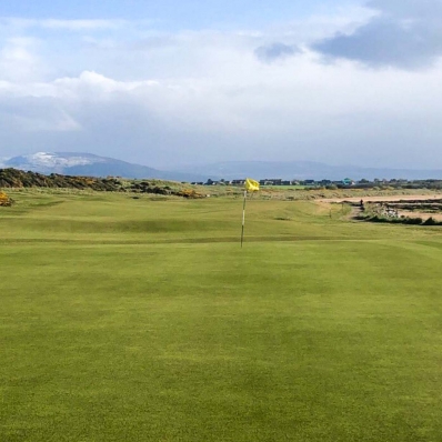 A greensite at Golspie Golf Club.