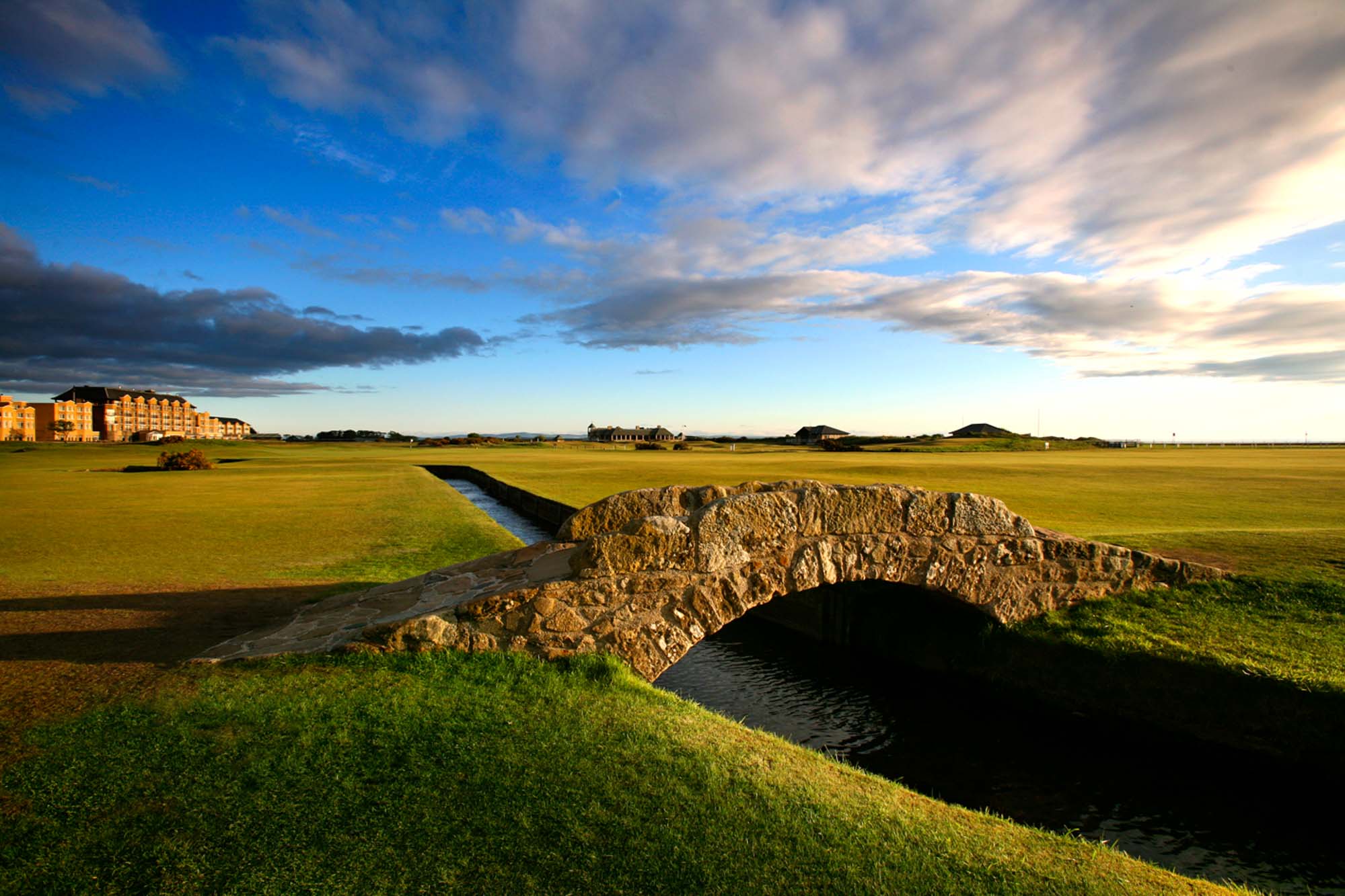 A photo of Swilcan or Golfers' Bridge The Old Course St Andrews.