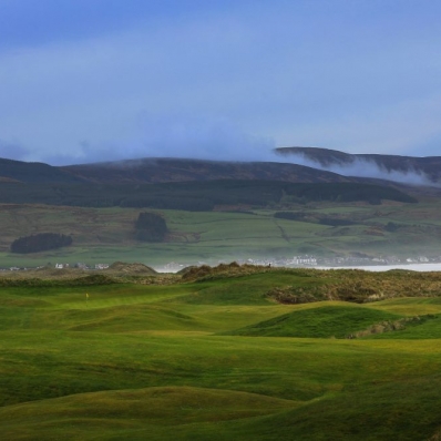 The gorgeous views at Machrihanish Golf Club.