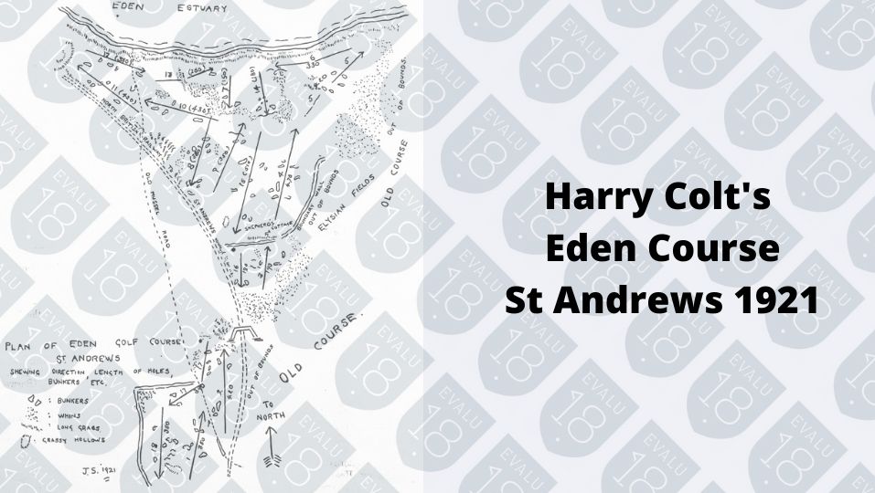 Harry Colt Course Map Eden 1921
