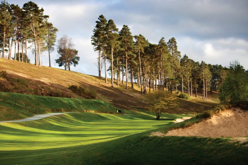 The beauty is staggering at Hindhead Golf Club, Surrey, England.
