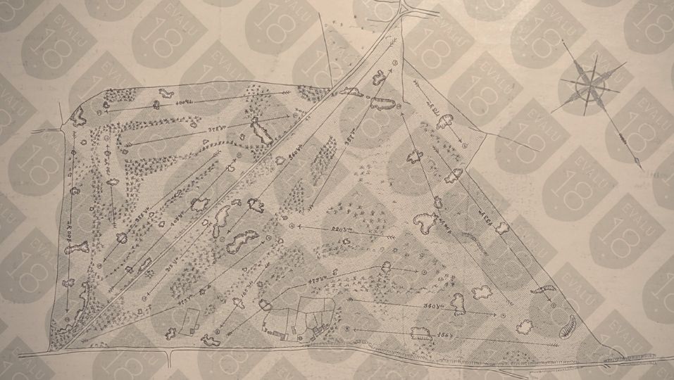 Huntercombe Golf Club Willie Park Jr 1901 Course Map