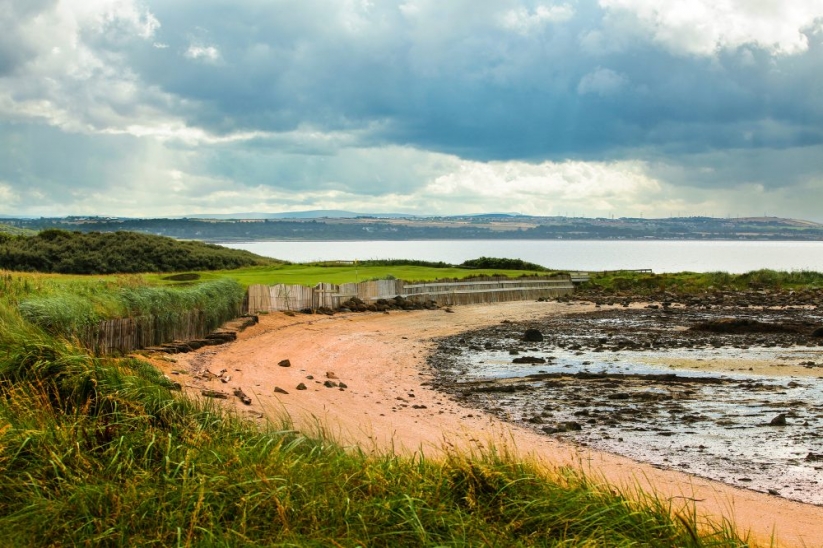 The seaside links of Kilspindie Golf Club.