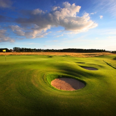 The bunkers at Muirfield are some of the best in the world.