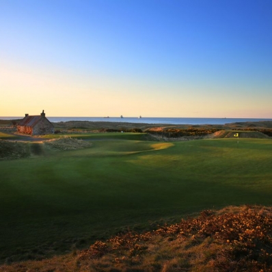 The first hole at Murcar Links.