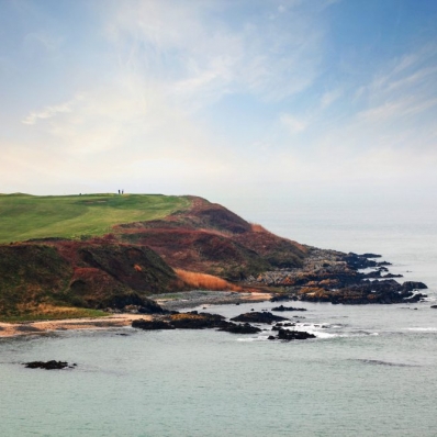 The spectacular Welsh links at Nefyn & District Golf Club.