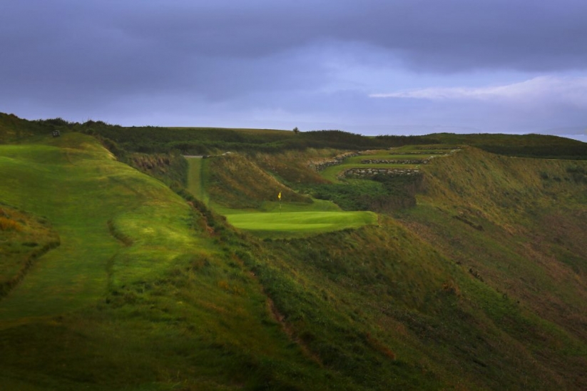 The 13th hole at Old Head Golf Links.