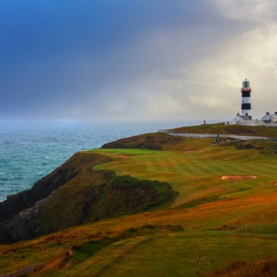 The lighthouse at Old Head Golf Links, Kinsale.