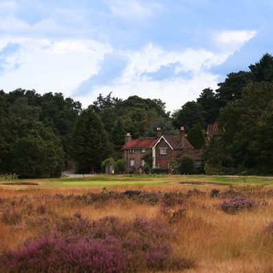 The 6th hole at Reigate Heath Golf Club.