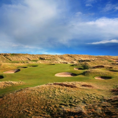 The 8th hole at Royal Aberdeen Golf Club.