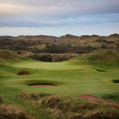 The 12th hole at Royal Birkdale Golf Club.