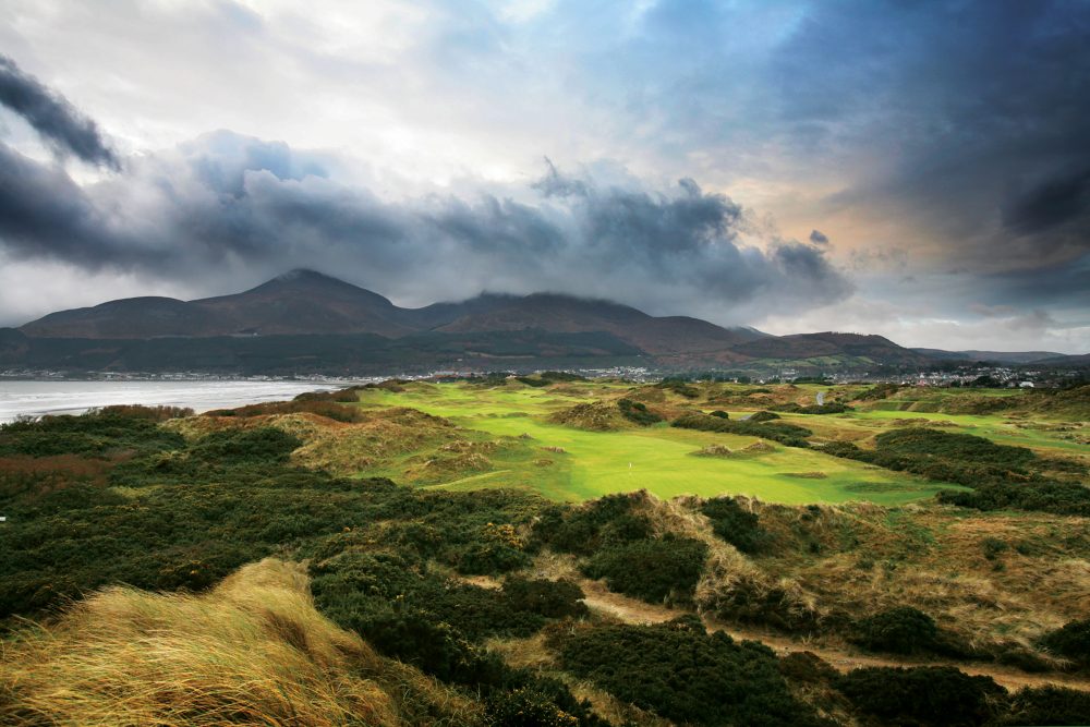 The 4th hole at Royal County Down Golf Club.