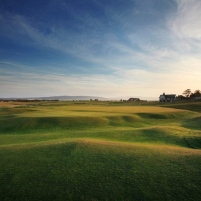 The 18th, or Home Hole, at Royal Dornoch.